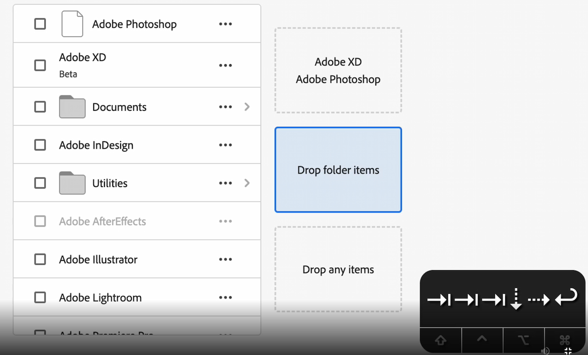 Taming the dragon: Accessible drag and drop