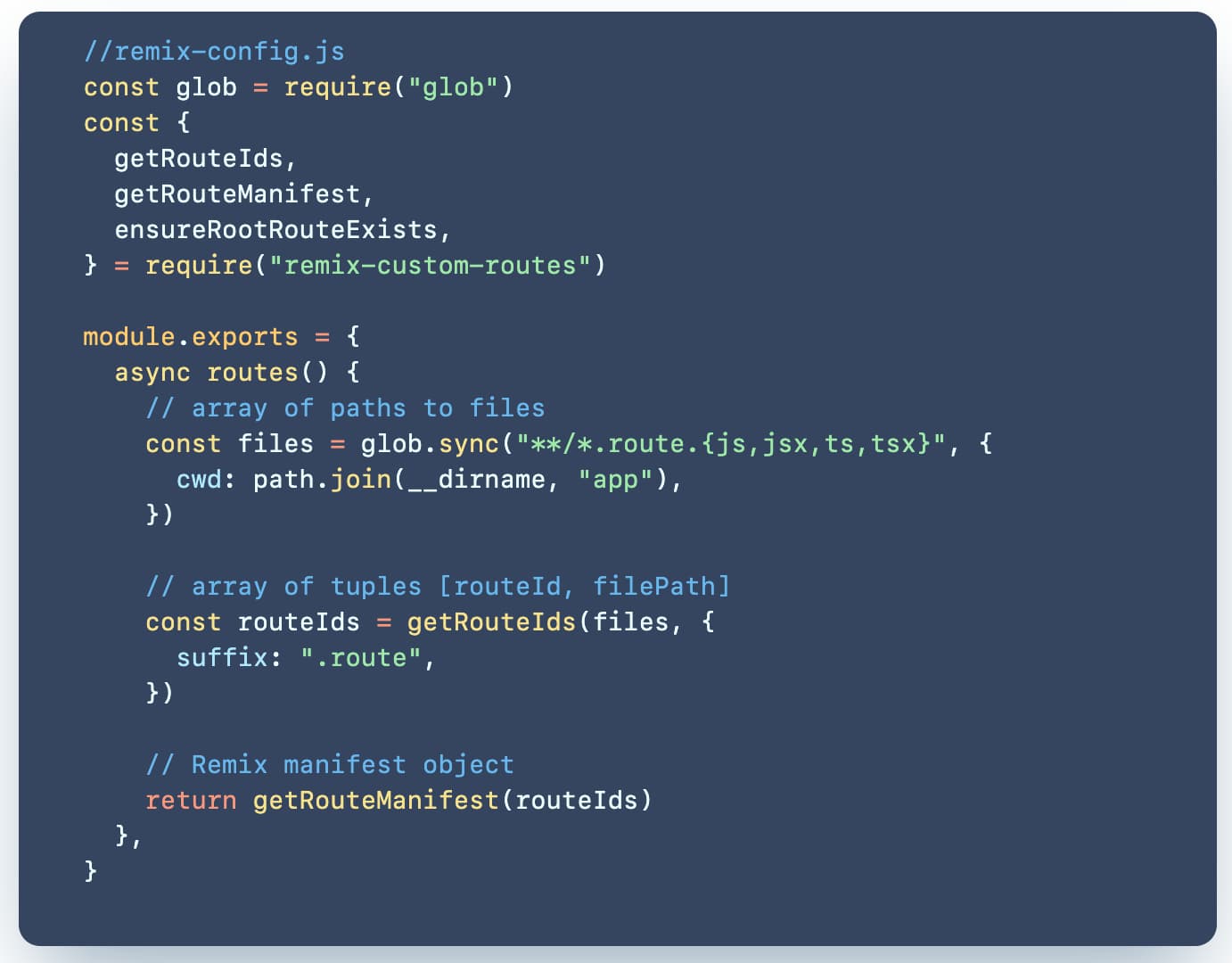 Colocate your routes into feature folders with Remix Custom Routes