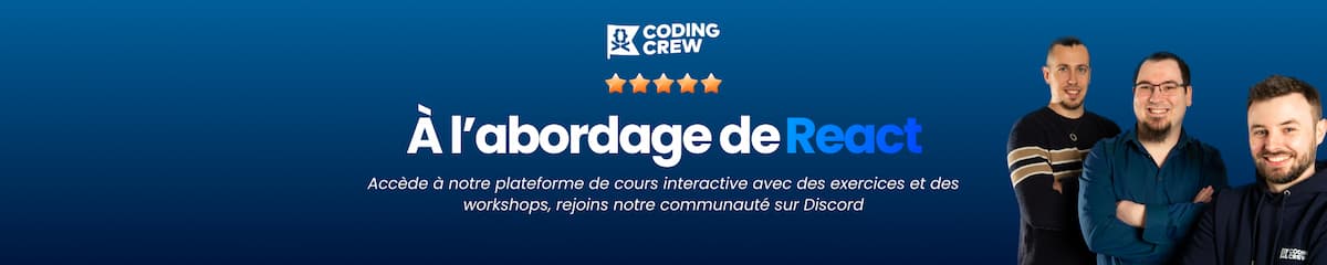 Formation React approfondie et 100% FR (promotion) !