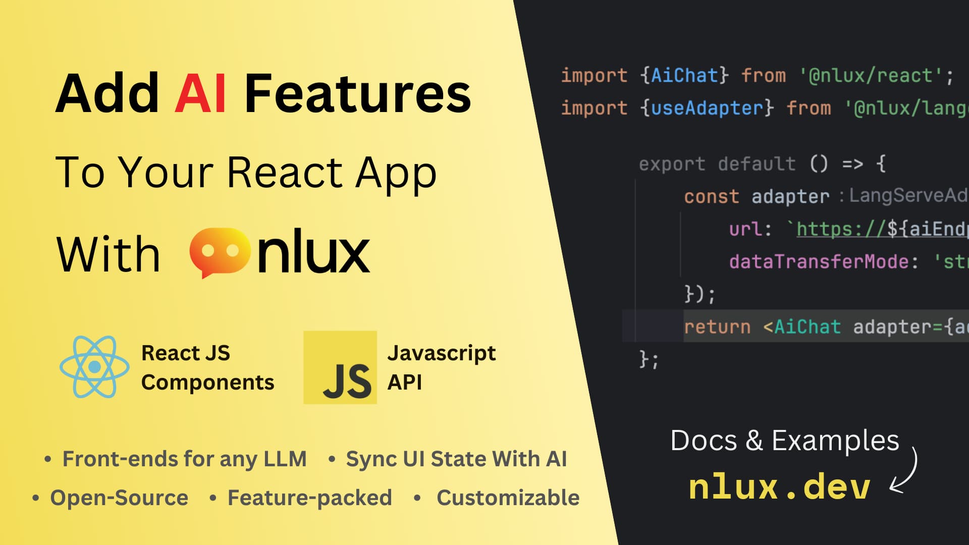 NLUX ― New React Library To Simplify Adding AI Features