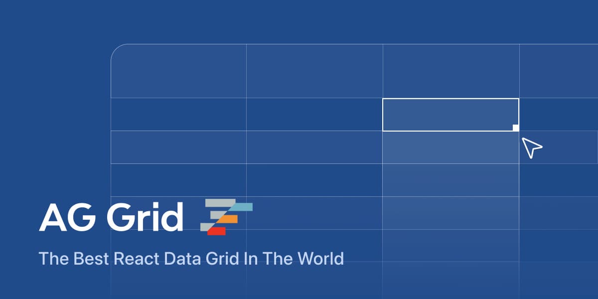 AG Grid: The Best React Data Grid In The World.