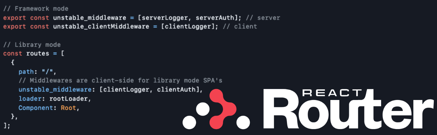 React Router 7.3 - Route Middleware