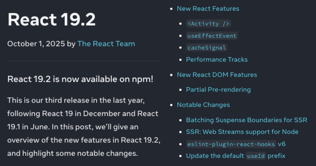 React 19.2