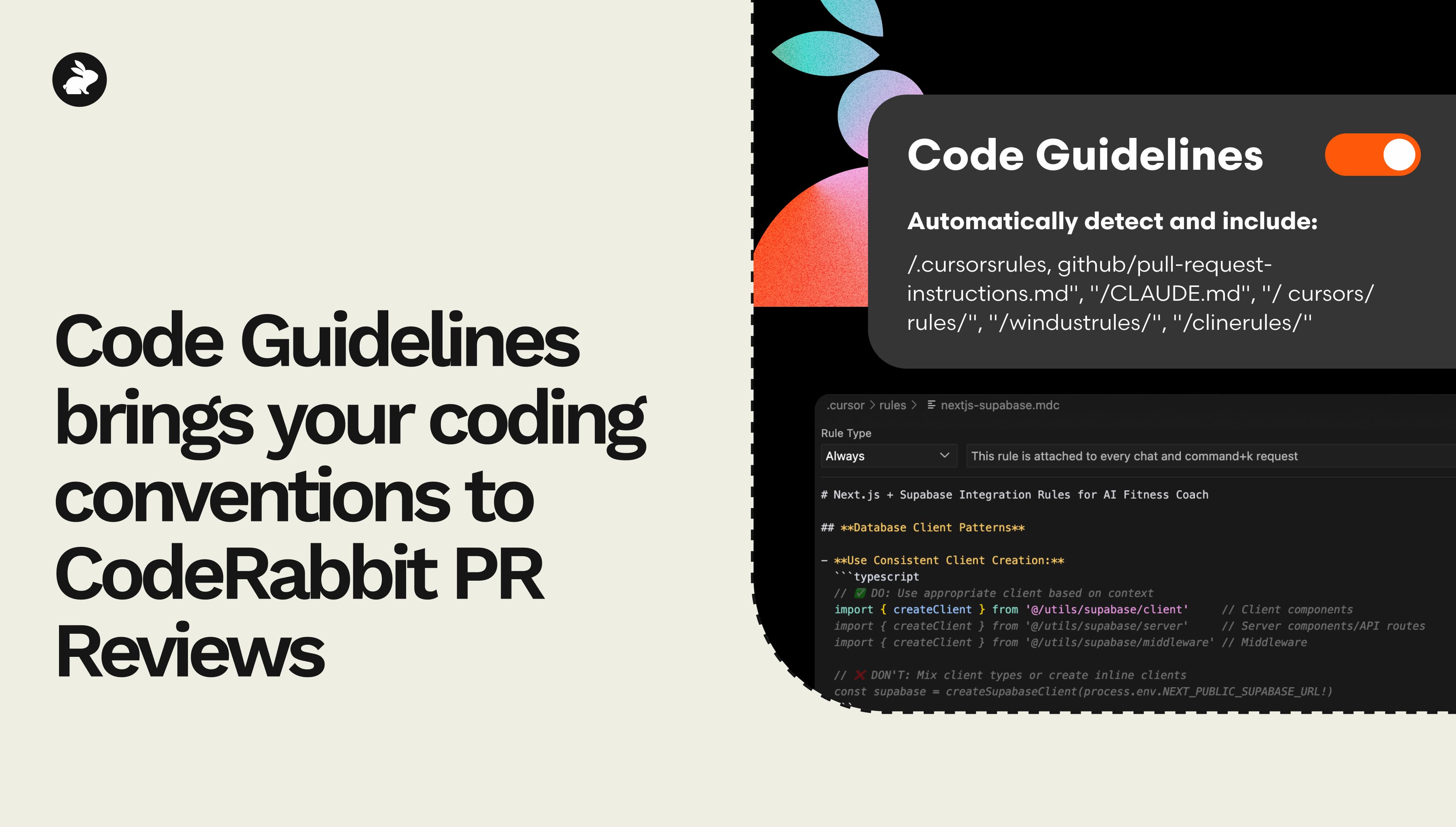 Make your AI code guidelines stick with CodeRabbit